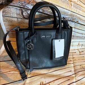 Nine West Black Satchel Bag NWT